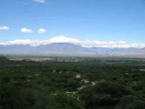 Vista de Cafayate desde "El Divisadero"